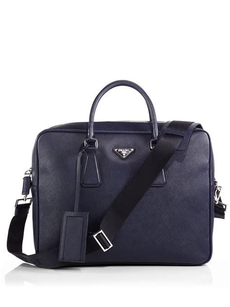 prada leather briefcase